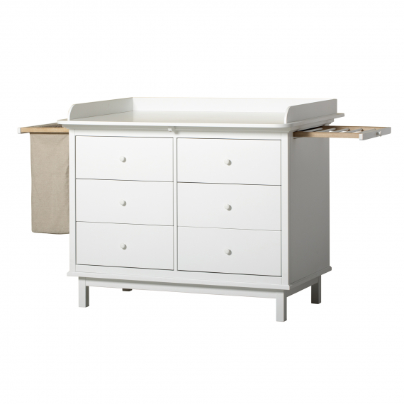 Tillbehör Seaside byrå / skötbord 6 lådor Oliver Furniture - 4