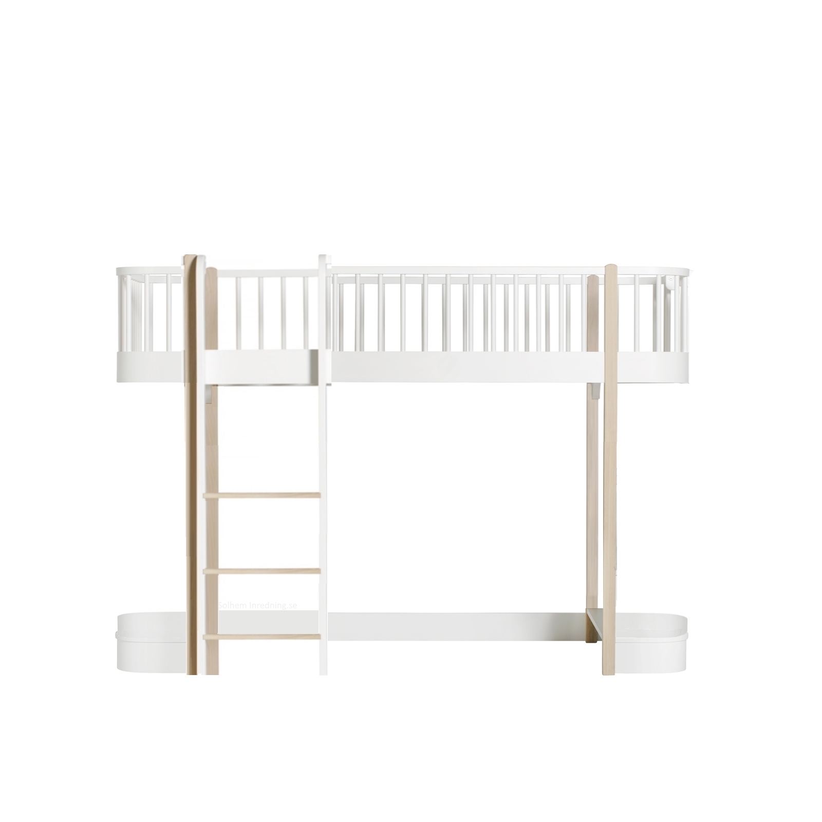 Halvhög Loftsäng Wood Collection Oliver Furniture