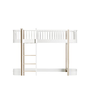 Halvhög Loftsäng Wood Collection Oliver Furniture