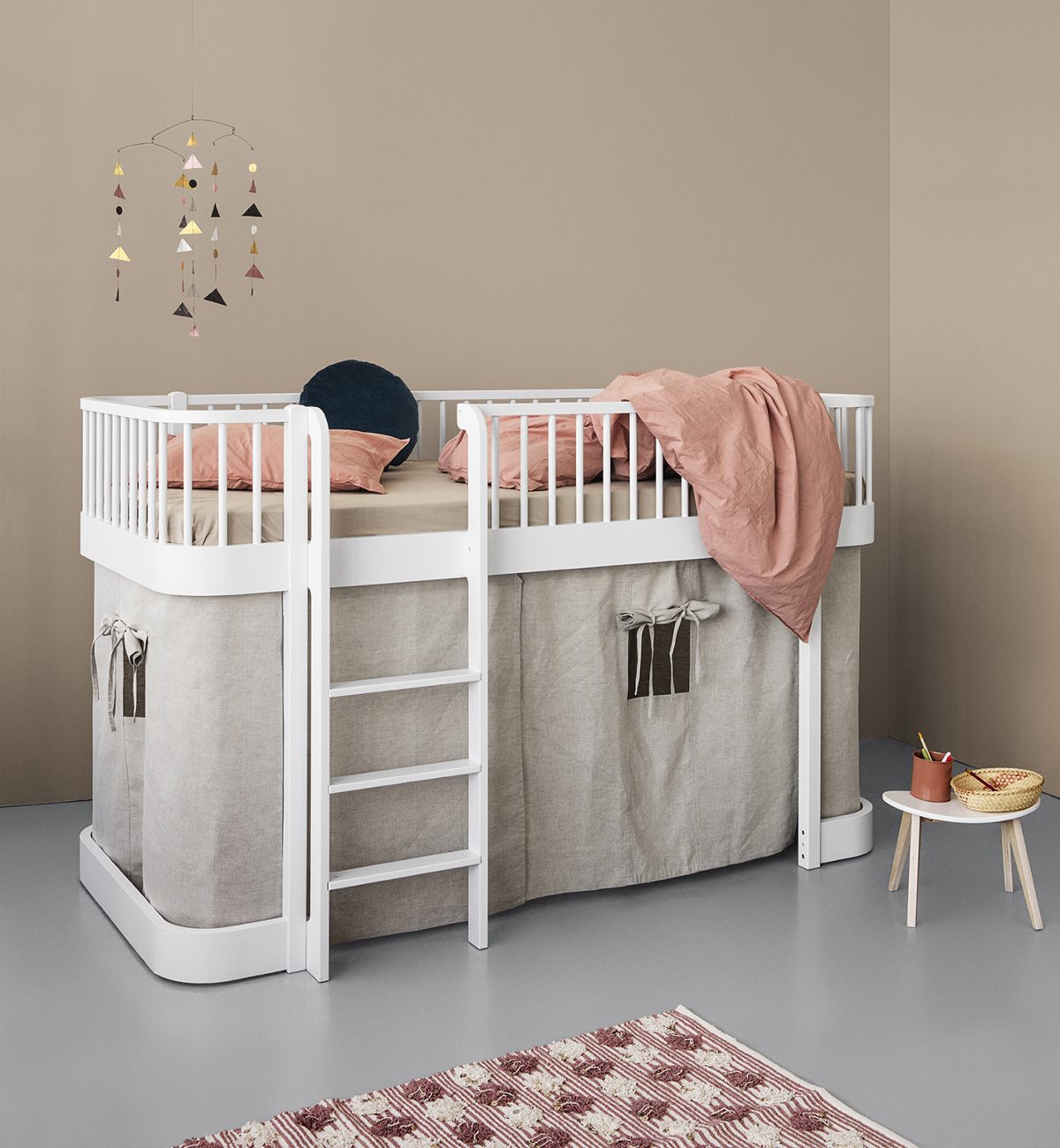 Halvhög Loftsäng Wood Collection Oliver Furniture - 3