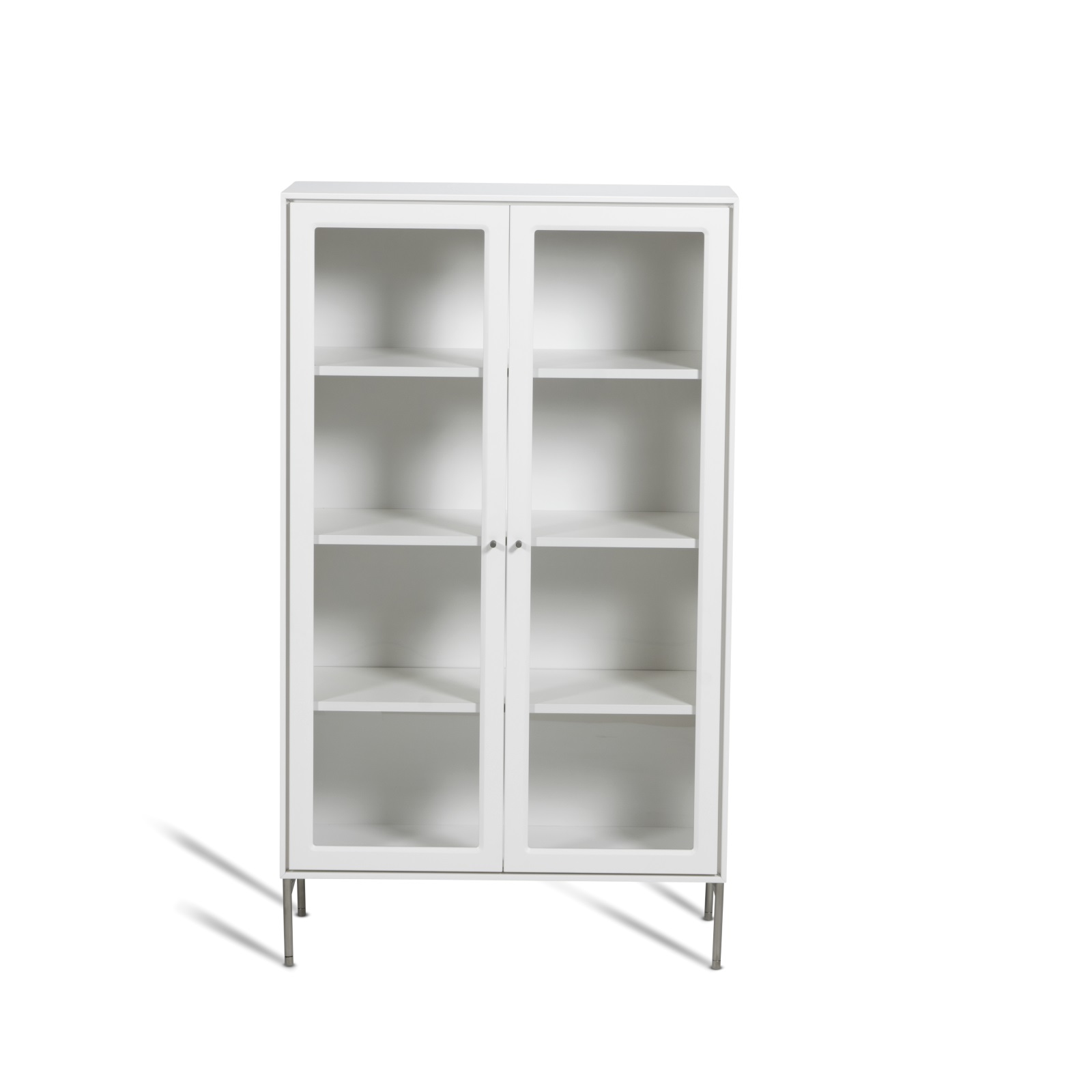 Vitrinskåp VOLT 130 cm  vit Mavis