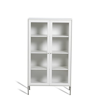 Vitrinskåp VOLT 130 cm  vit Mavis