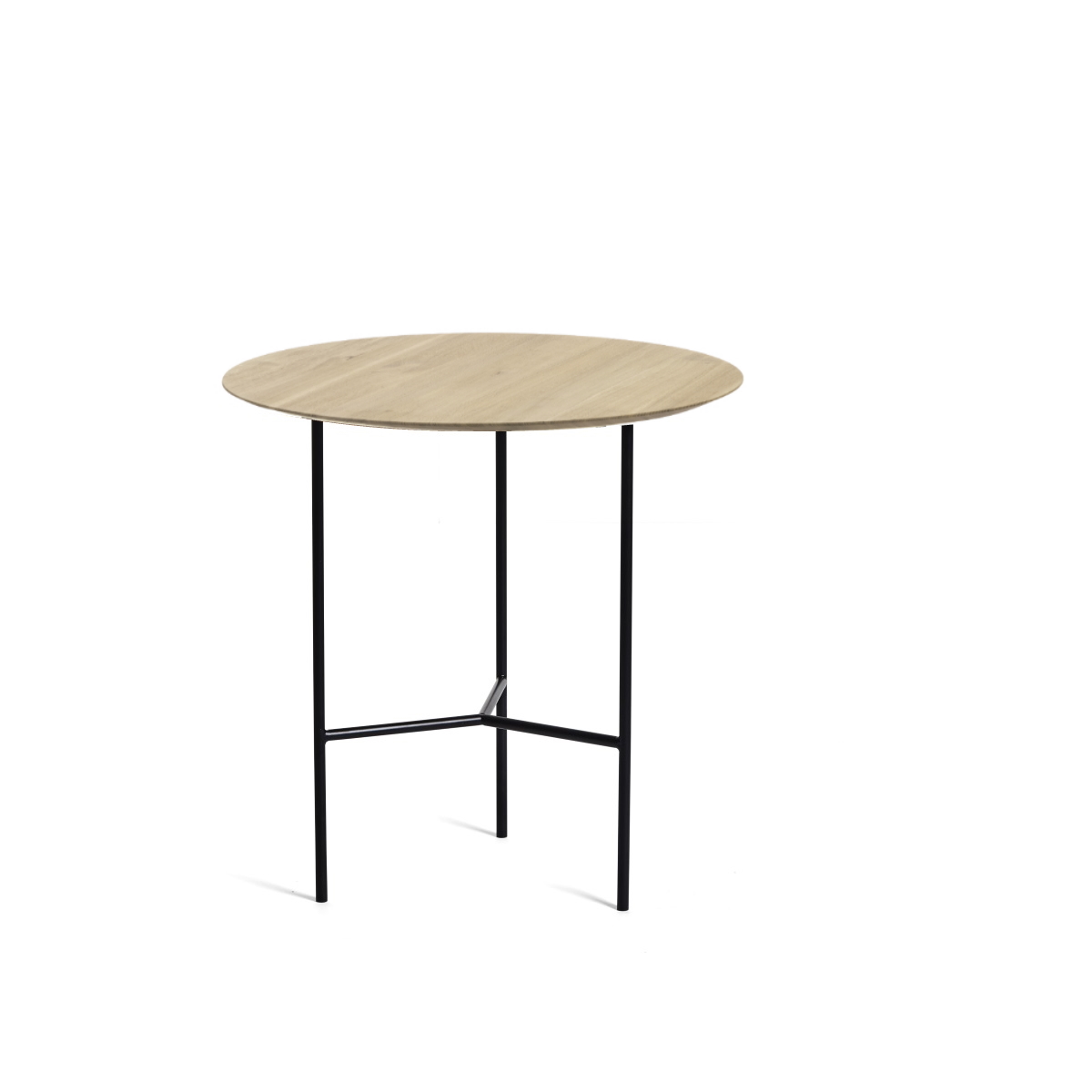  TRIBECA sidobord ljus ek / svart Mavis  - 4