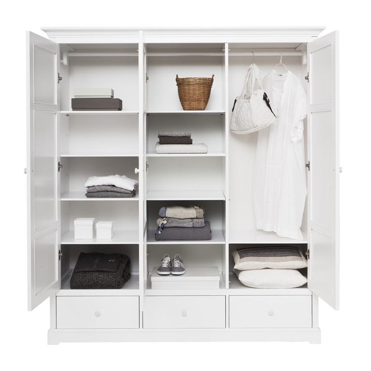 Oliver Furniture Klesskap med 3 dører, H195 cm - 6