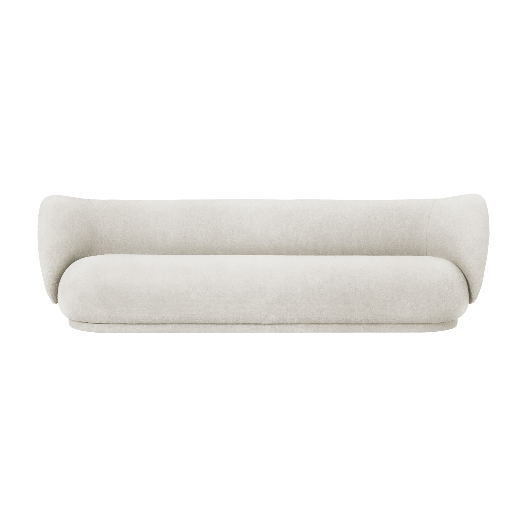 Soffa Rico 4-sits brushed vit, Ferm Living