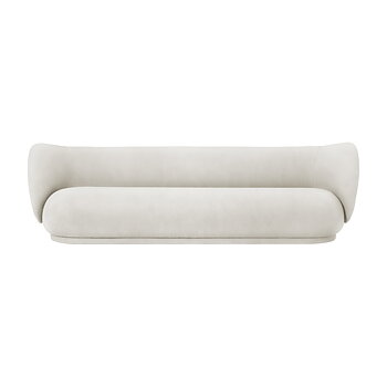 Soffa Rico 4-sits brushed vit, Ferm Living