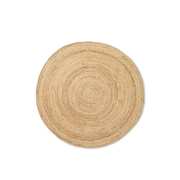 Eternal Round Jute Rug Large Natural Ferm Living
