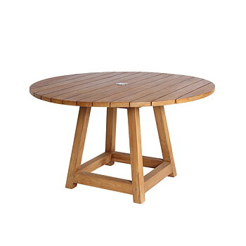 Runt teakbord 120 cm George Sika-Design