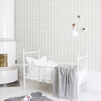 Tapet Waves - Light grey Littlephant