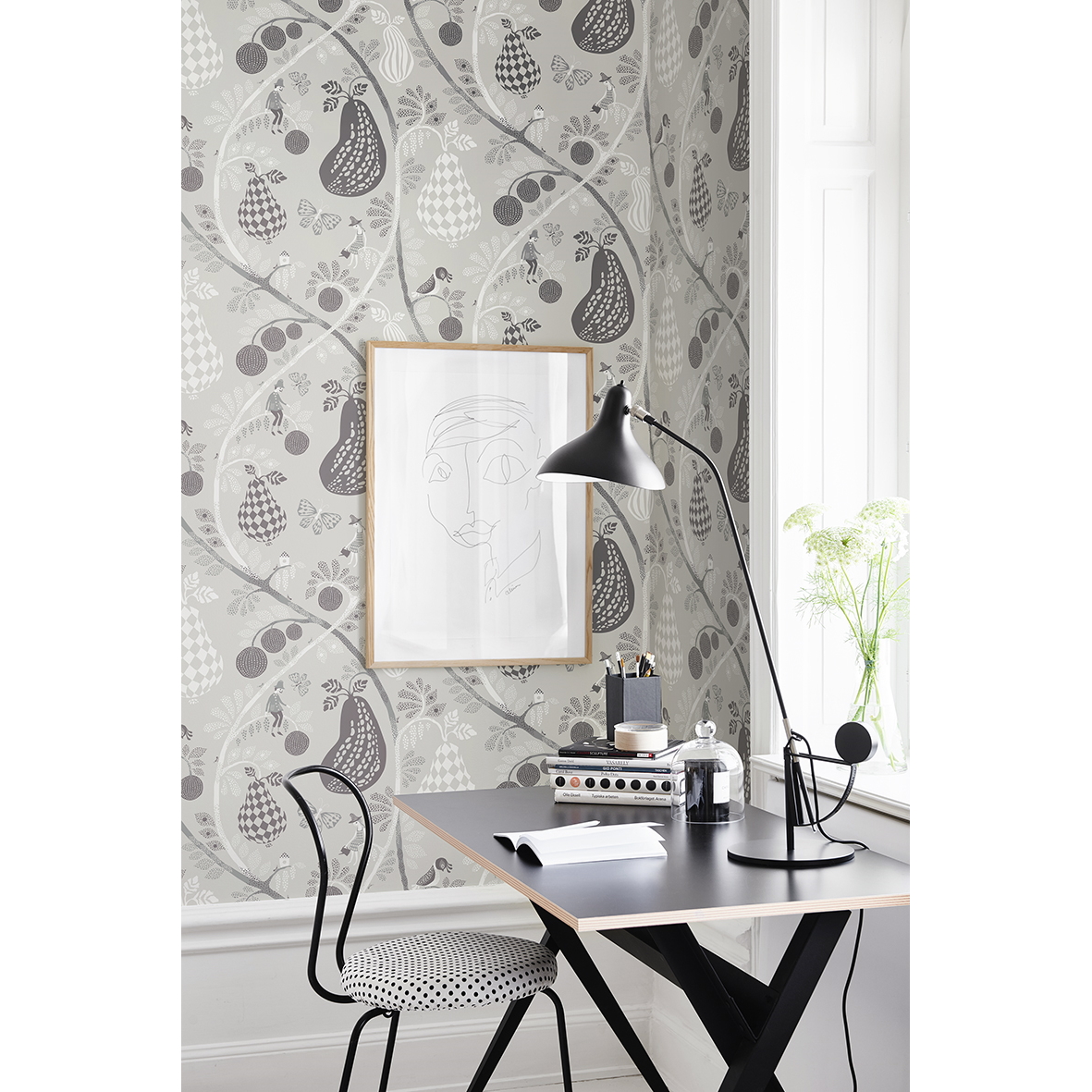 Tapet Fruit Garden -  Mid grey Littlephant - 6