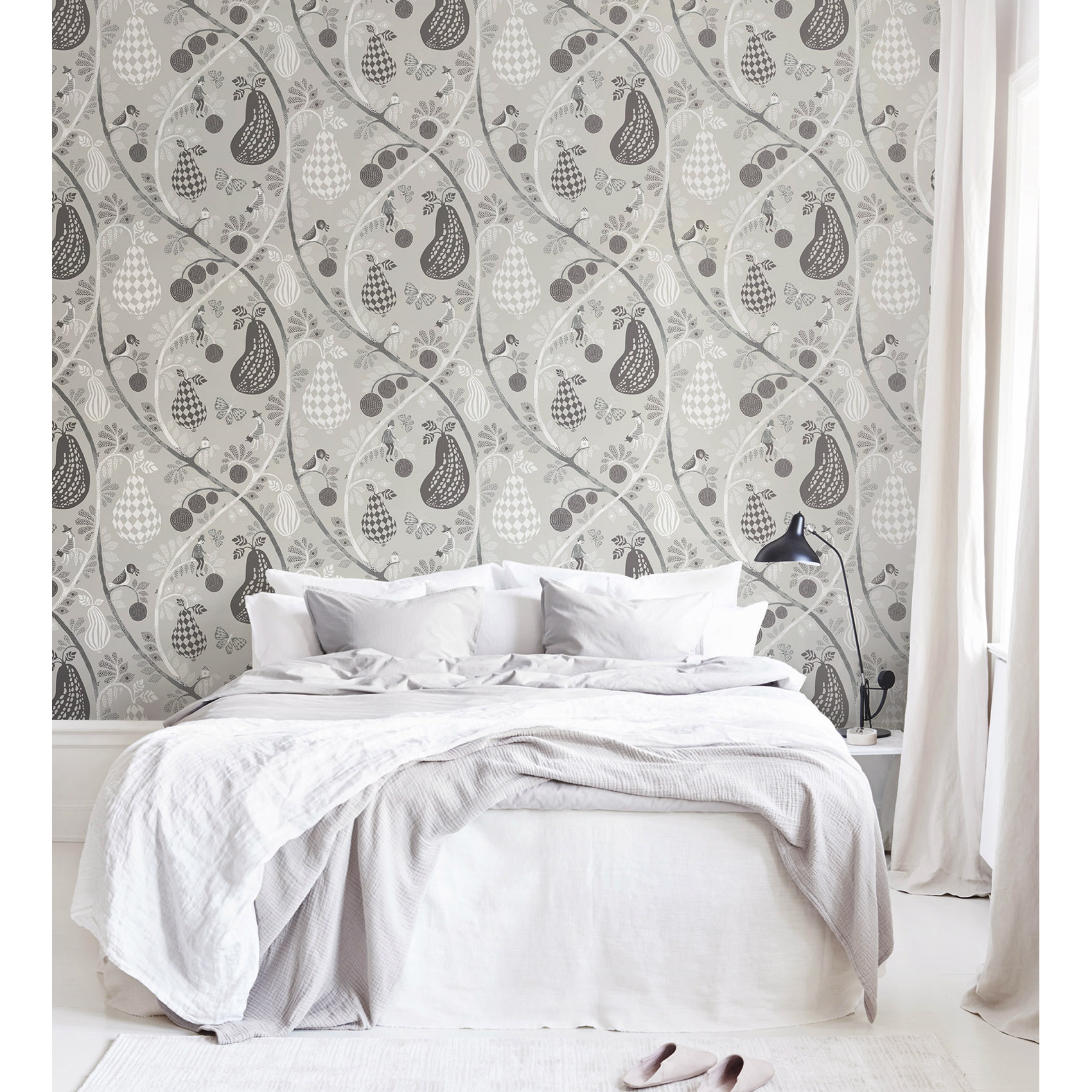 Tapet Fruit Garden -  Mid grey Littlephant - 4