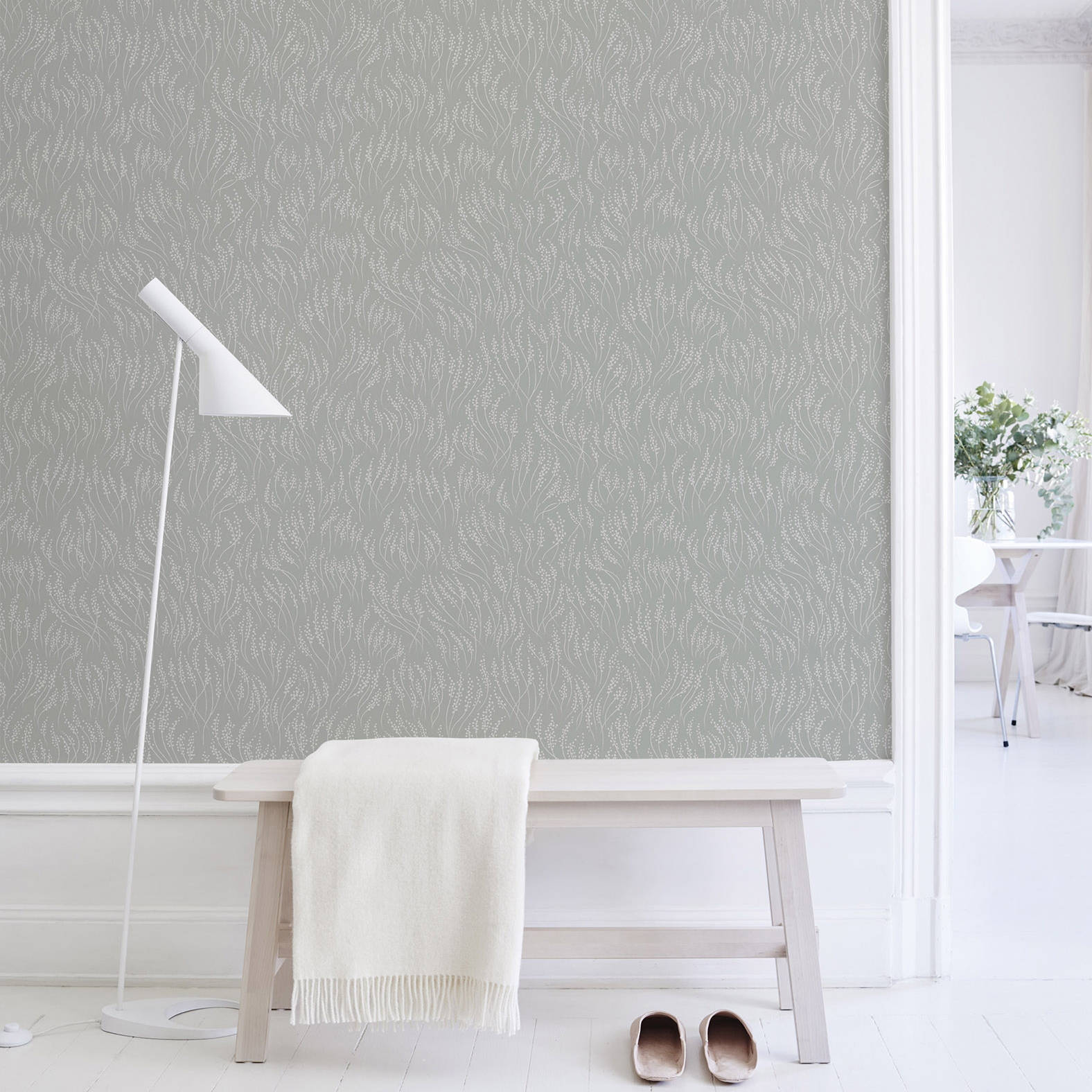 Tapet Meadow - Dusty blue Littlephant - 2