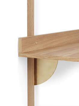 Sector Skrivbord ek mässing Ferm Living