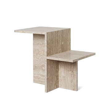 Distinct Side Table Travertine, Ferm Living