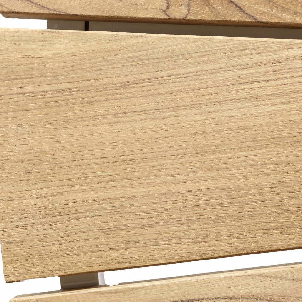 Runt cafébord 80 cm Ellen teak / vit Cinas - 6