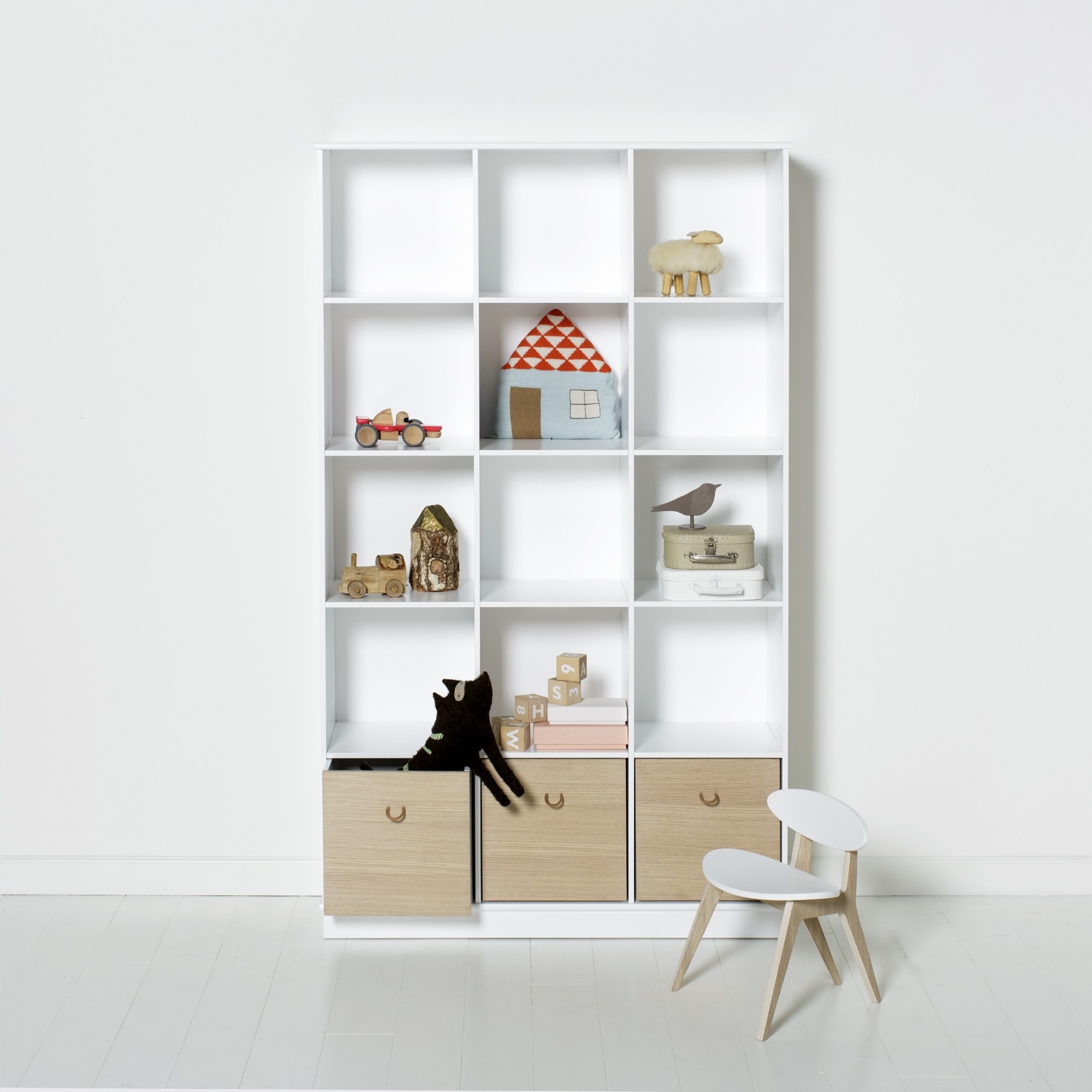 041331 Fem extra hyllplan Wood Collection, Oliver Furniture  - 5