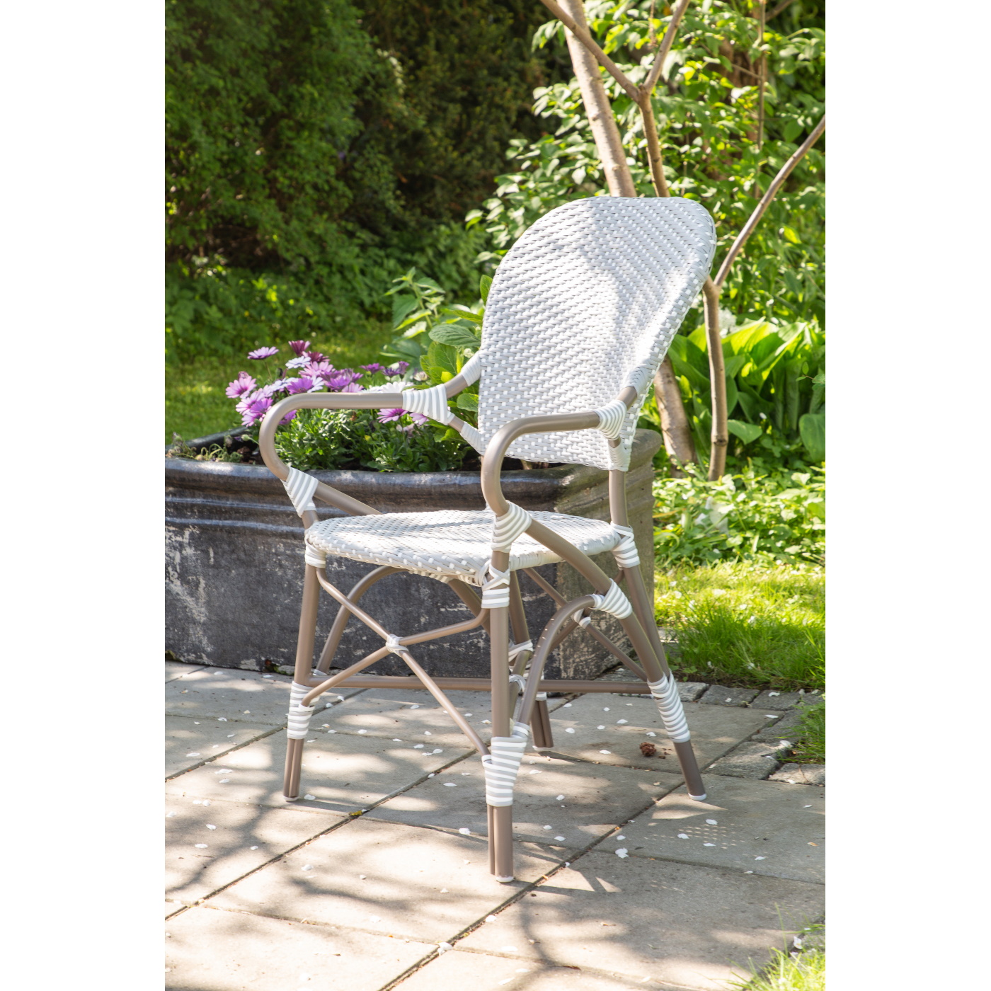 Isabell Alu arm Chair taupe, Sika Design - 3