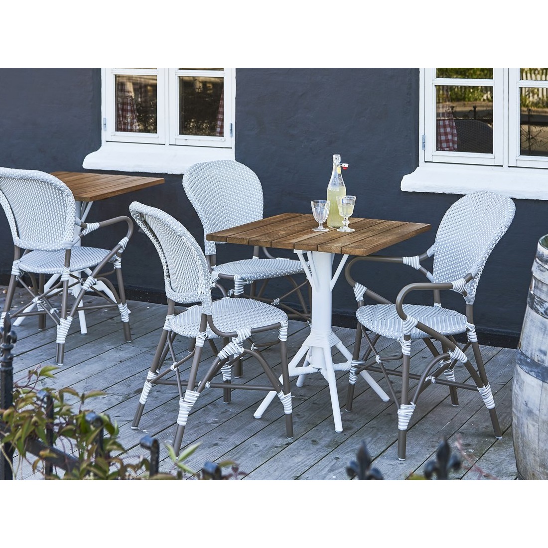 Isabell Alu arm Chair taupe, Sika Design - 2