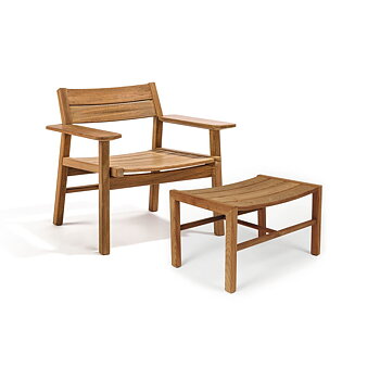 Djurö fotpall teak, Skargaarden