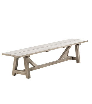 George Teakbänk Sika-Design