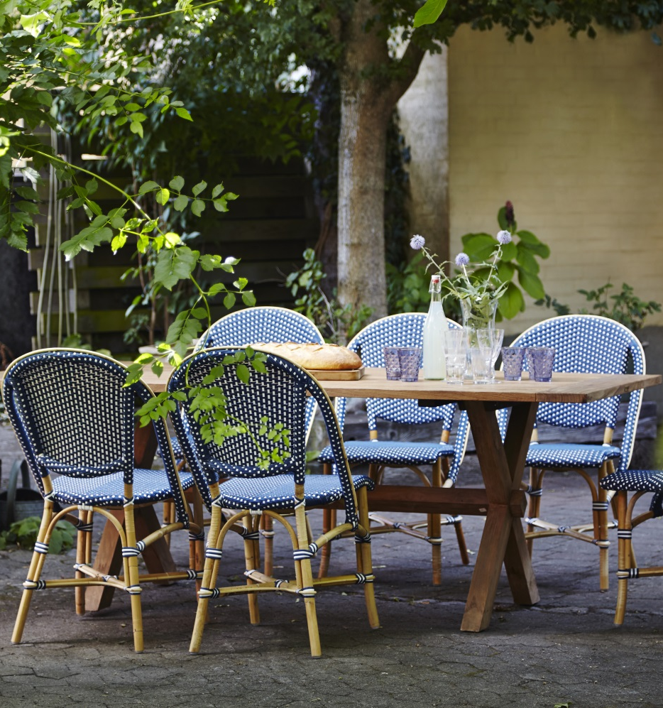Teakbord Colonial 100 x 200 cm Sika-Design - 3
