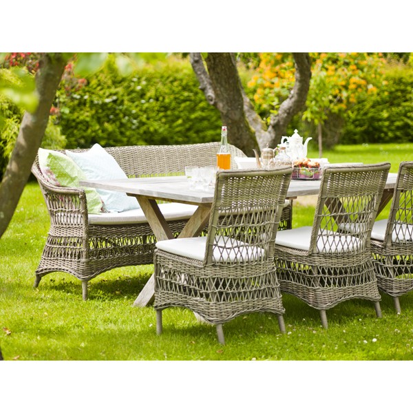 Teakbord Colonial 100 x 200 cm Sika-Design - 5