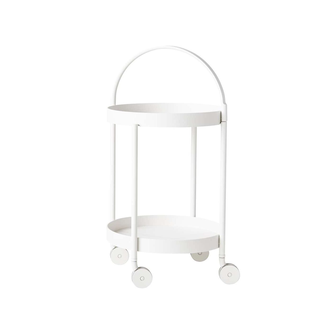 Severingsvagn utomhus Roll trolley vit Cane-line