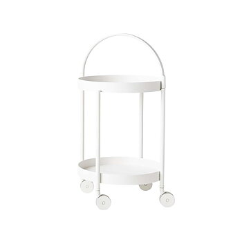 Severingsvagn utomhus Roll trolley vit Cane-line