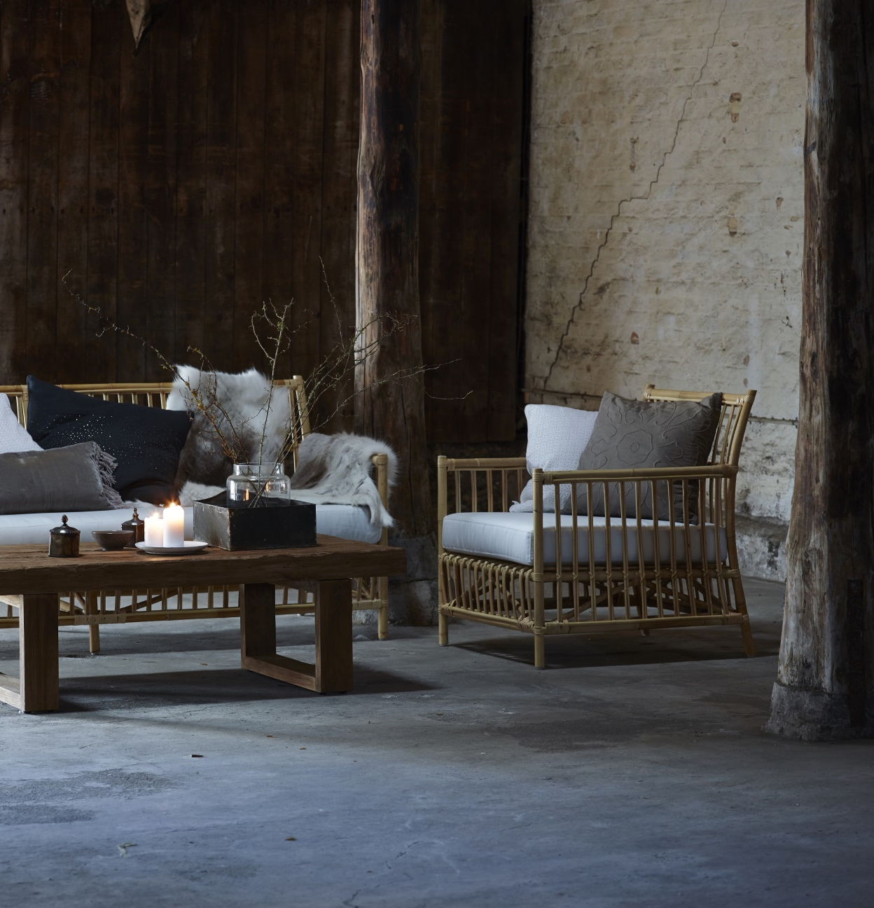 Caroline lounge chair Natur rotting Sika-Design - 4