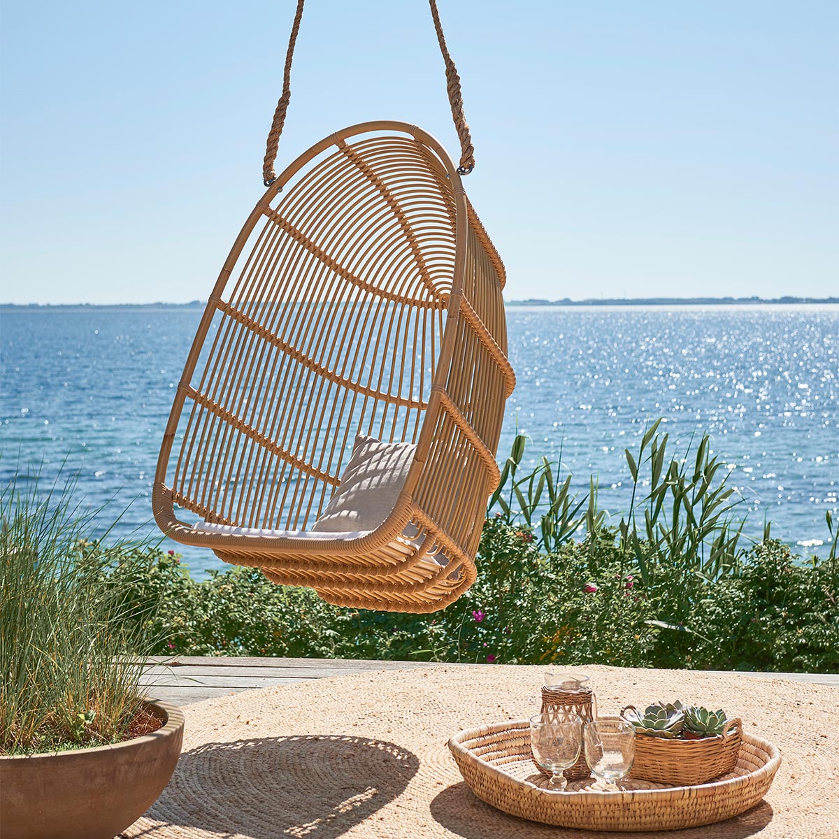 Hängstol Renoir Exterior natur Sika Design - 3