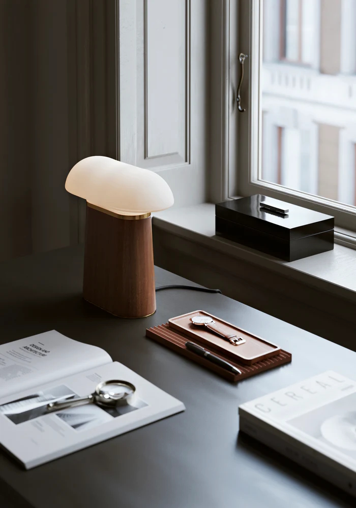 Nova bordslampa Valnöt/mässing Woud - 3