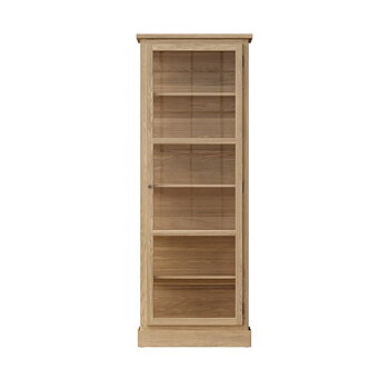 Vitrinskåp Modell N1 ljus ek  Lindebjerg Design