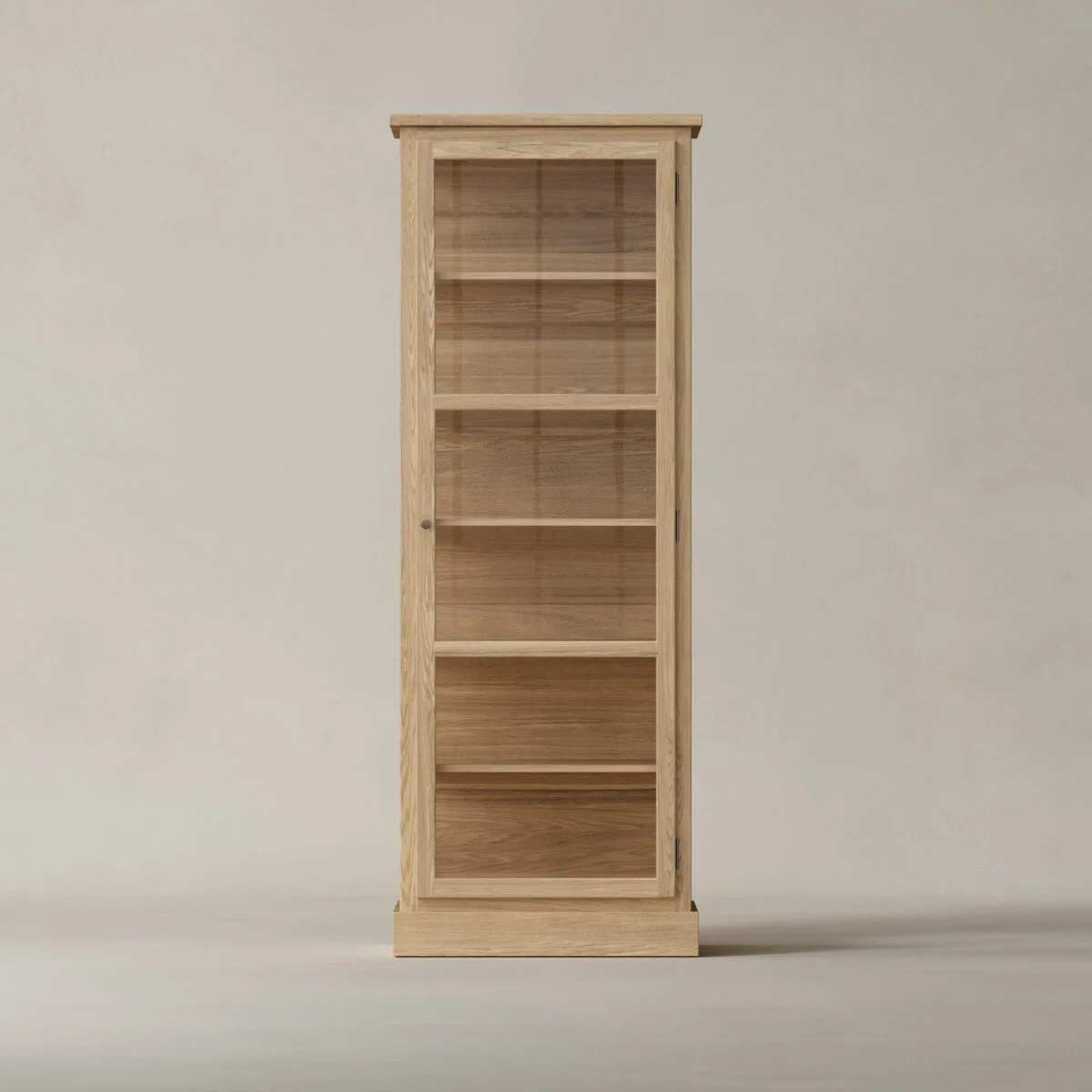 Vitrinskåp Modell N1 ljus ek  Lindebjerg Design - 3