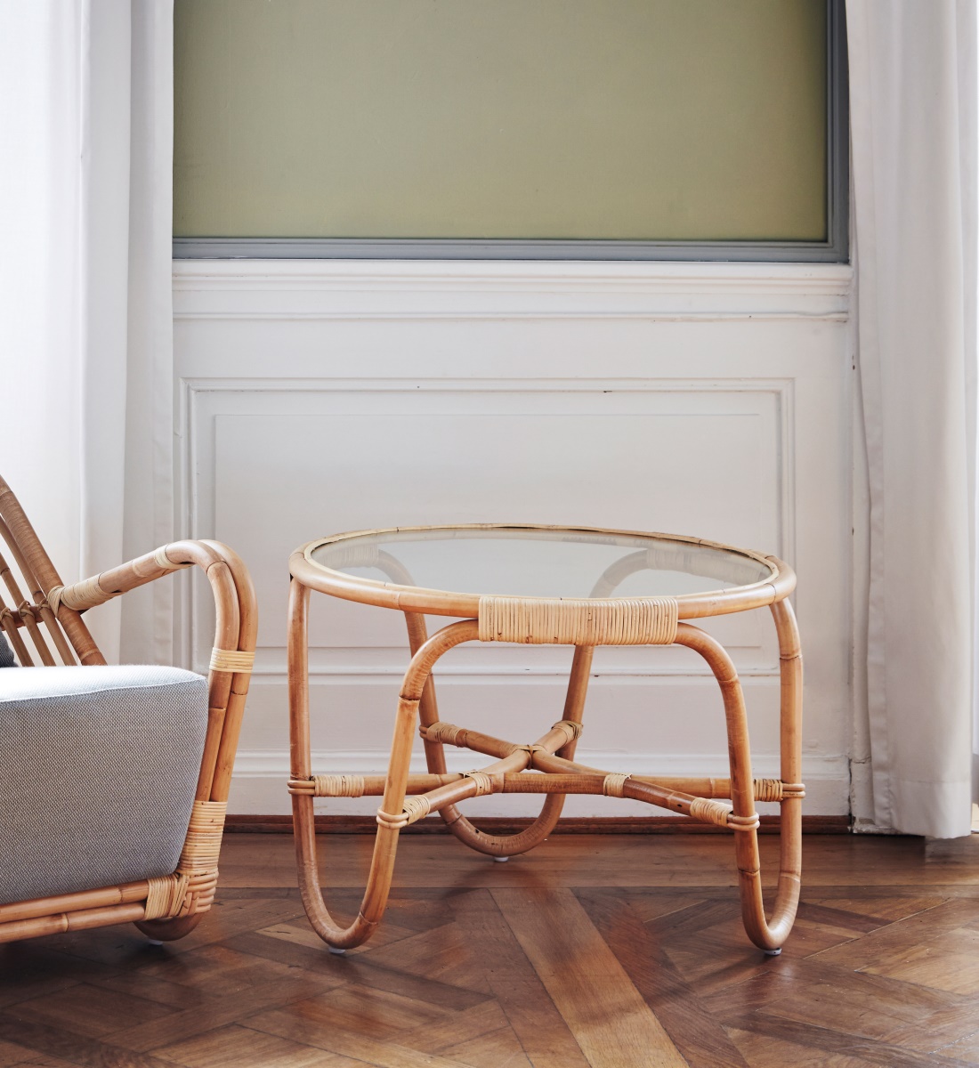 Charlottenborg bord m glastopp, Sika-Design - 2