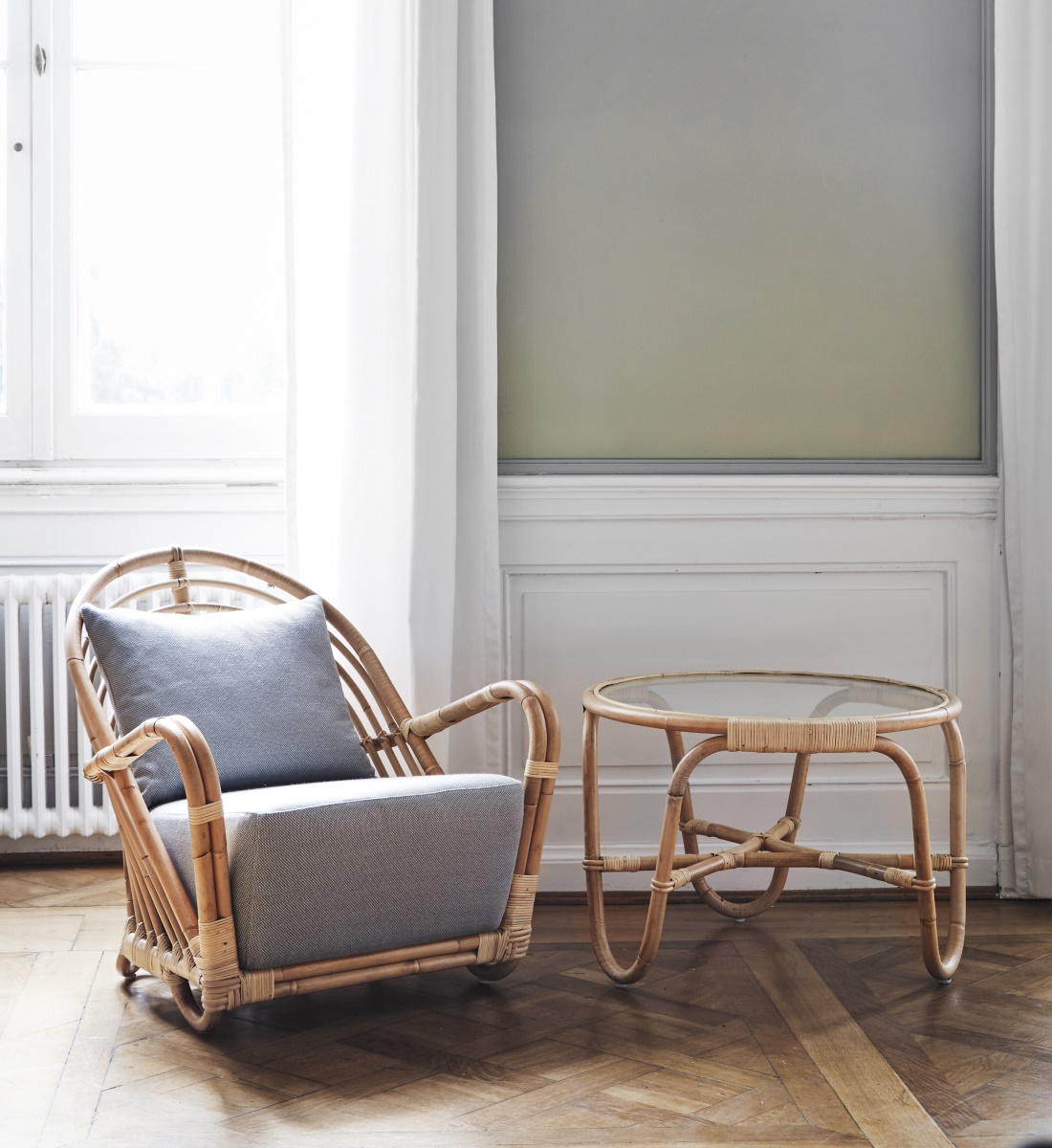 Charlottenborg bord m glastopp, Sika-Design - 3