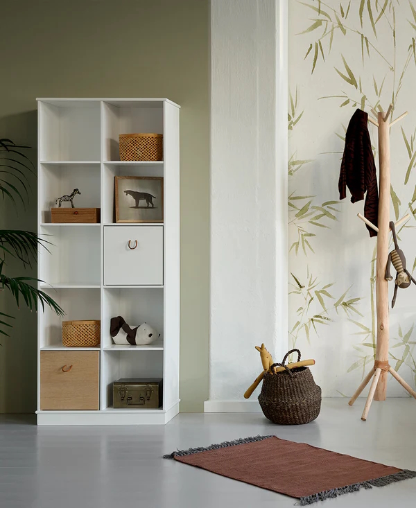 Wood bokhylla 2 x 5 med sockel Oliver Furniture  - 2