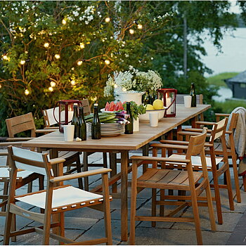 Djurö matbord teak 200 cm, Skargaarden