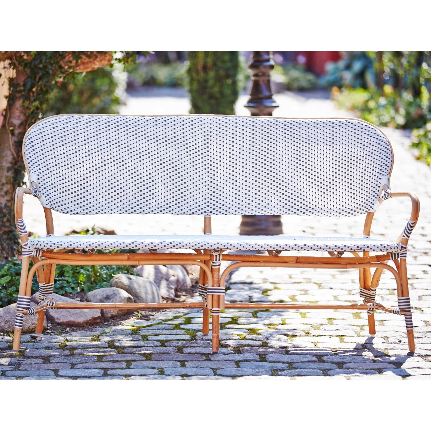 Isabell bench Affäire rotting vit, Sika-design - 4