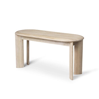 Bevel Bänk  vit oljad ek Ferm Living