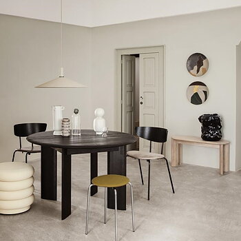 Bevel runt bord 117 cm svart Ferm Living