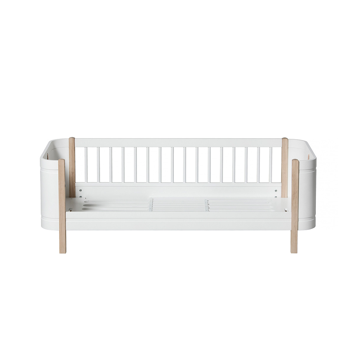 Juniorsäng Mini+ vit/ek Oliver Furniture - 2