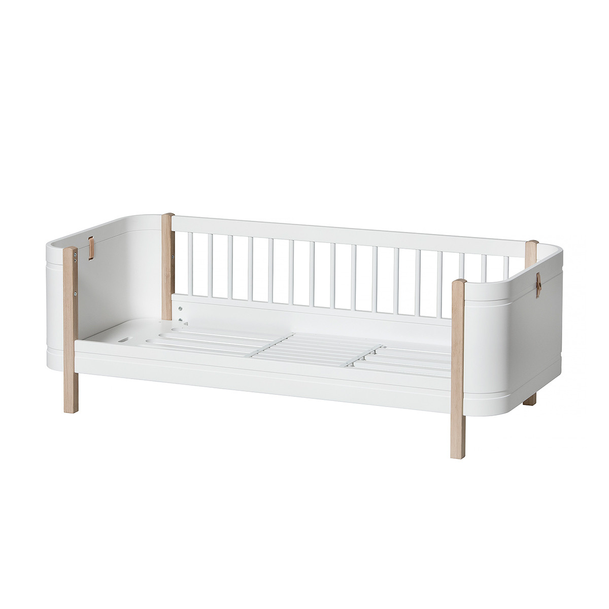 Juniorsäng Mini+ vit/ek Oliver Furniture - 3