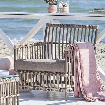 Caroline lounge chair Moccachino Exterior, Sika-Design