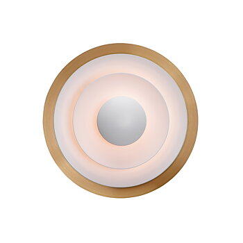Diablo vägglampa D400 mässing Belid