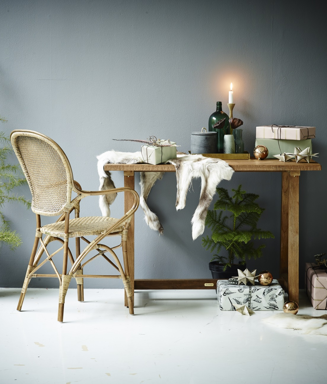  Lukas Desk teakbord, Sika-Design - 2