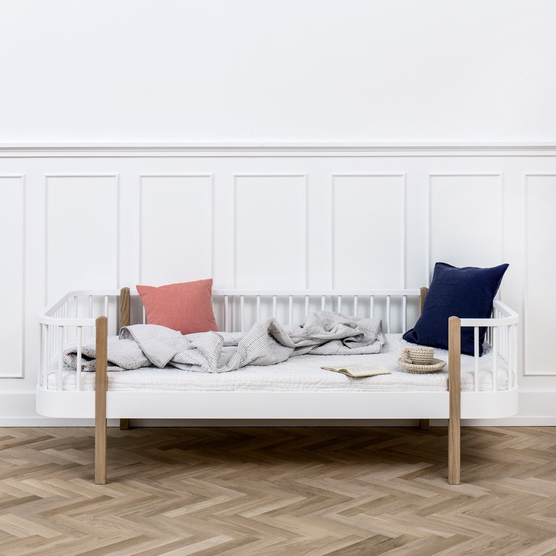 Dagbädd Wood Collection vit/ek Oliver Furniture - 2