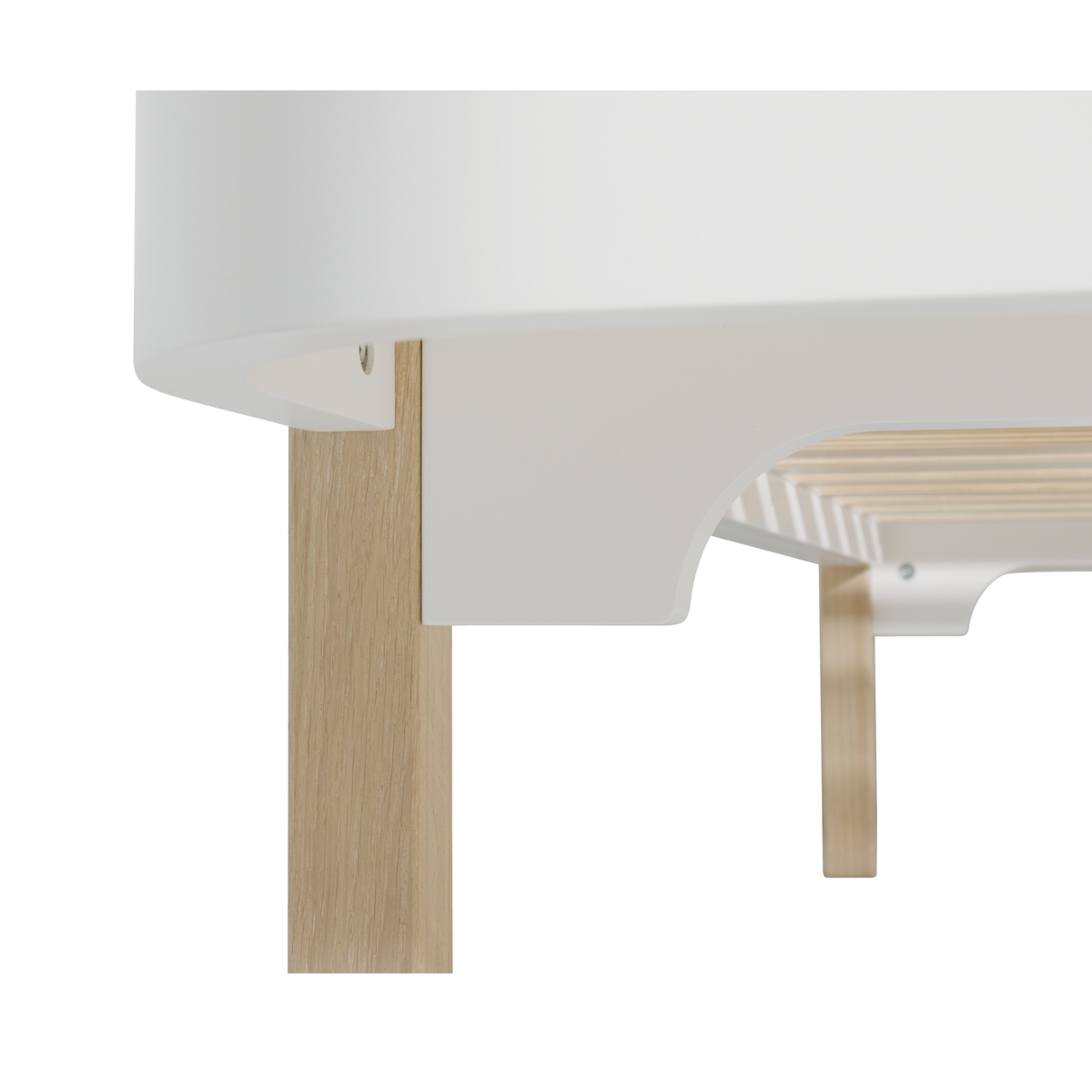 Dagbädd Wood Collection vit/ek Oliver Furniture - 7