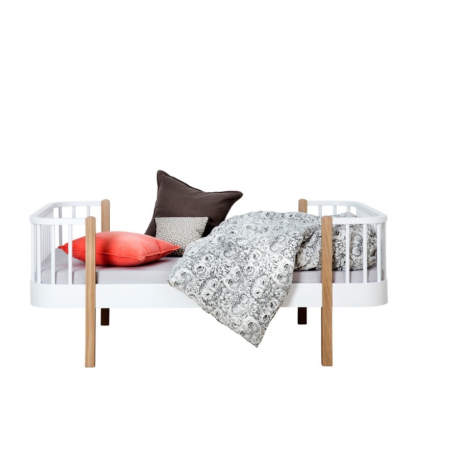 Juniorsäng Wood Collection vit/ek Oliver Furniture  - 3