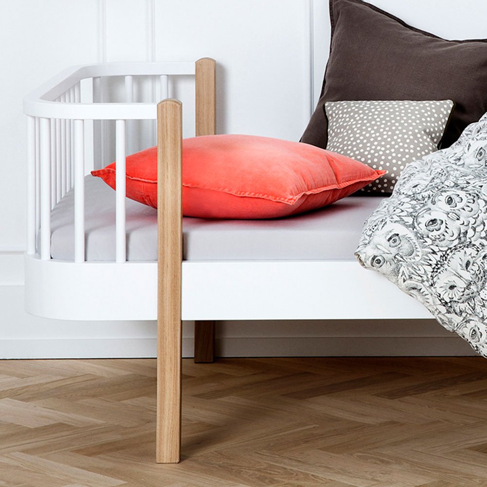 Juniorsäng Wood Collection vit/ek Oliver Furniture  - 4