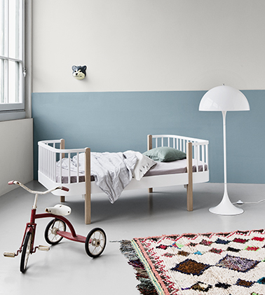 Juniorsäng Wood Collection vit/ek Oliver Furniture  - 8